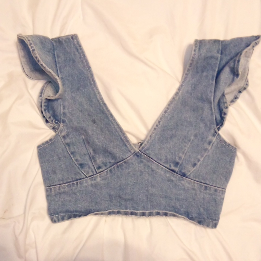 Denim top